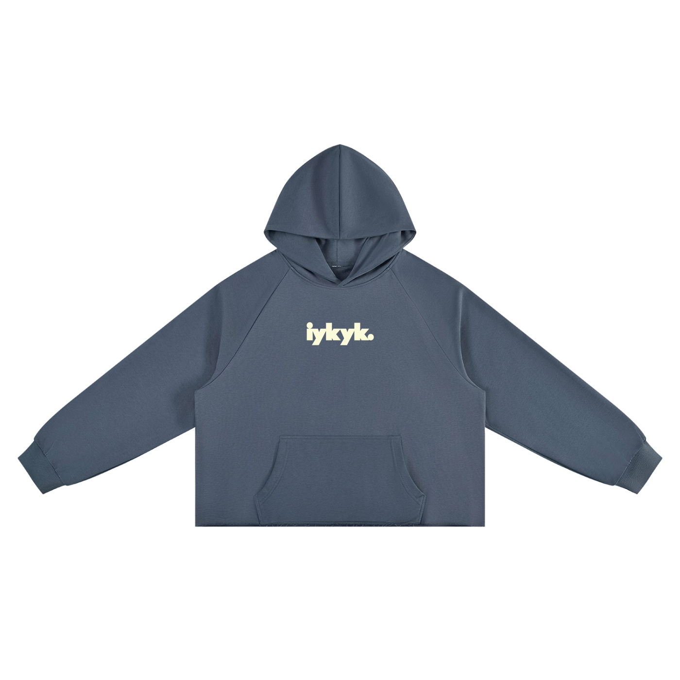 DJ Piccolo Unisex Vintage Wash Raw Edge Boxy Hoodie