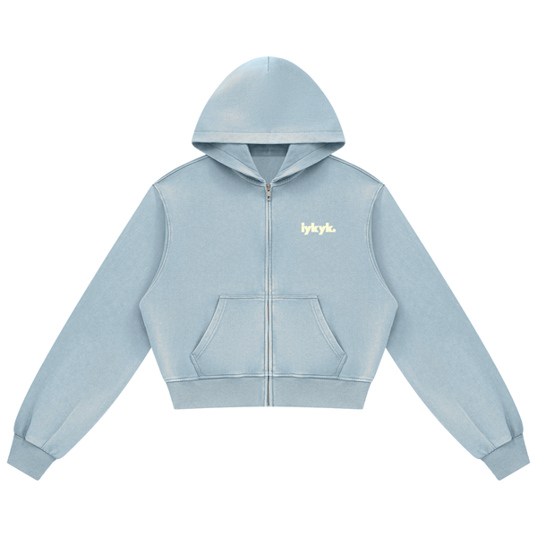 Mushroom Jazz Women's Mineral Wash Full Zip Hoodie